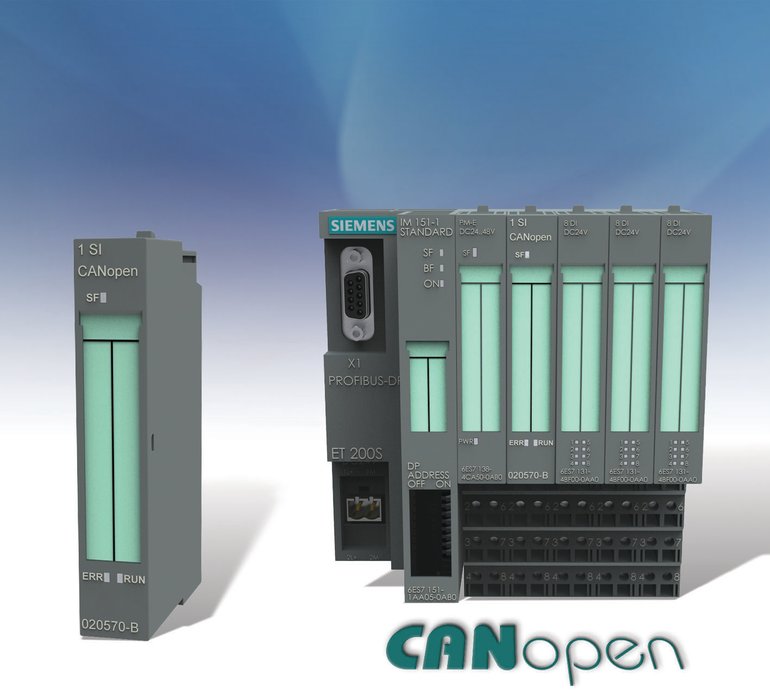 CANopen Module for ET200S connects Siemens automation and control ...